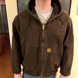 Brown Carhartt jacket